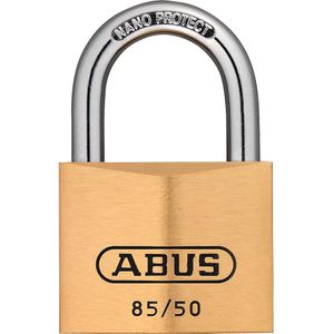 ABUS Cilinderhangslot | breedte slotlichaam 50 mm | messing verschillendsluitend | 1 stuk - 80631 80631