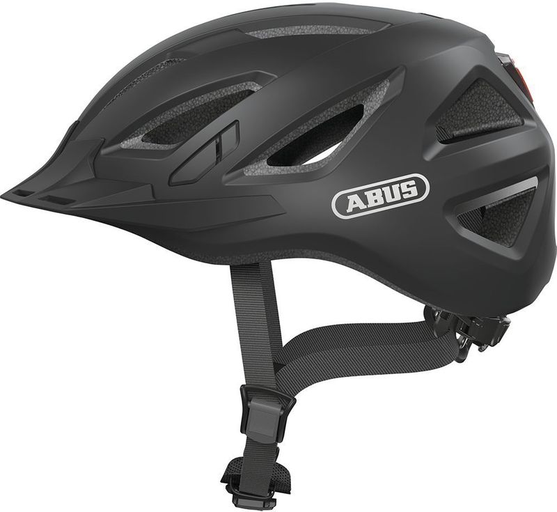 Abus - Urban-I 3.0 - Fietshelm - Velvet Black - LED-achterlicht en Insectenbescherming