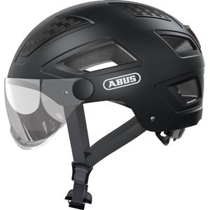 Abus Hyban 2 0 Ace Velvet Black Helm met Helder Vizier