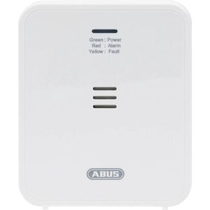 ABUS Koolmonoxidemelder COWM370 - CO-melder met 7-jarige sensor, 85 dB luid alarm; testknop en batterijlevensduur van 3 jaar - wit