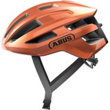 ABUS PowerDome racefietshelm - lichte fietshelm met slim ventilatiesysteem en aerodynamisch profiel - Made in Italy - voor dames en heren - Oranje, maat L