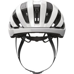 ABUS WINGBACK, Unisex - Fietshelm voor volwassenen, Weiß (glanzend wit), M (54-58 cm) -