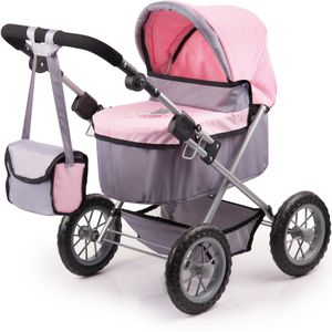 Bayer - Poppenwagen Trendy - Grijs en Roze (13008AA)