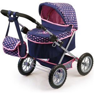 Bayer - Poppenwagen Trendy - Blauw en Roze (13052AA)