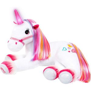 Bayer Design 69536AA interactieve eenhoorn pluche, knuffeldier, met licht, geluid