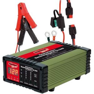 Dino KRAFTPAKET 25a/12a/6a/2a-12V/24V regelbare intelligente en automatische acculader | autolader voor loodzuur, gel, EFB, Cal, AGM-batterij | vrachtwagen auto, heavy-duty