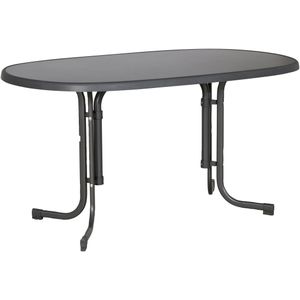 SIEGER - Boulevard Tuintafel - Grijs - IJzergrijs - Inklapbaar