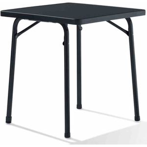 SIEGER 211/ klaptafel, 70x70 cm, ijzergrijs, U-vormig frame - grijs 487974