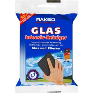 RAKSO Glasreiniger - 1 professionele spons roestvrij