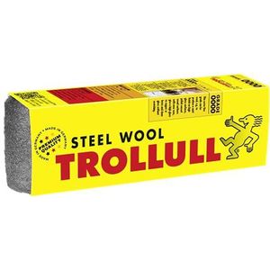 Trollull staalwol, fijnheidsgraad 000, 200 g.