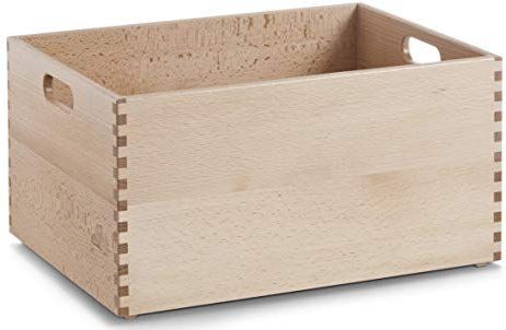 Zeller 13309 multifunctionele kist. Beuken gelakt 40 x 30 x 21 cm