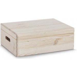 Zeller 13326 Kist, hout, naturel, 40 x 30 cm
