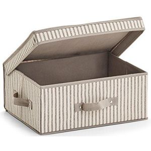 Zeller - Aufbewahrungsbox, Faltbehälter mit Deckel - 38 x 29 x 16,5 cm