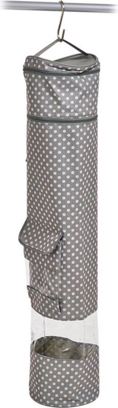 Zeller - Inpakpapier Organizer - Grijs - Polyester - 3 Vakken