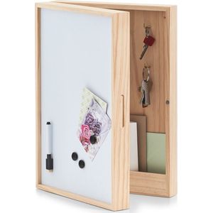 Sleutelkast Voor 8 Sleutels met Magnetisch Memobord 30 X 42 cm - Sleutelkastjes