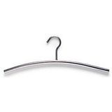 4x Zilveren RVS Kapstok/Garderobe Jassen Hangers 44 cm - Kledinghangers
