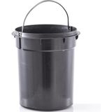 Zeller Pedaalemmer - bruin - houtprint - 3 liter - 17 x 26 cm