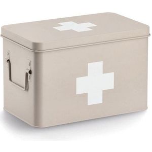 Zeller - Verbanddoos - Metaal - Beige - 32 x 21 cm