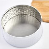 Zeller - Voorraadblik - Bewaarblik - Wit - 3,8 Liter - Luchtdicht