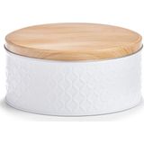 Zeller - Voorraadblik - Bewaarblik - Wit - 3,8 Liter - Luchtdicht