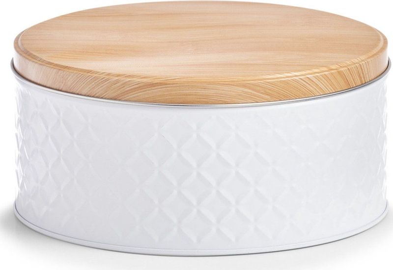 Zeller - Voorraadblik - Bewaarblik - Wit - 3,8 Liter - Luchtdicht