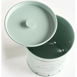 Zeller Aardappelbak - met deksel - metaal - mintgroen - 21 cm - 6.5L