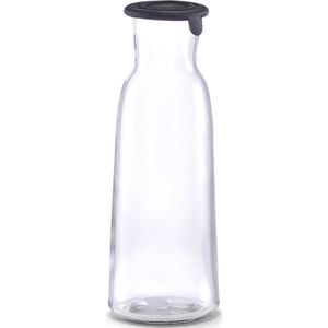 Zeller Karaf - met siliconen dop - glas - 1000ml - schenkkan