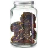 Zeller voorraadpot - glas - 4,9L - 17 x 28 cm - voorraadpotten - extra groot