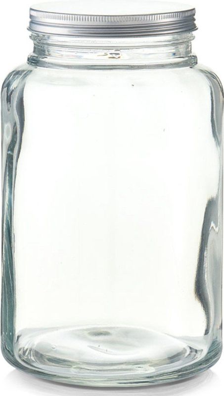 Zeller - Voorraadpot - Glas - Transparant - 4,9L