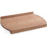 Zeller - Snijplank - Bamboe - Bruin - Met Rand en Sapgroef