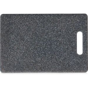Zeller Keuken voedsel snijplank - antraciet - kunststof - 30 x 20 cm - Snijplanken