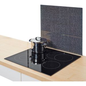 Zeller - 26281 - Kookplaat/afdekplaat - Antraciet - Graniet en Glas
