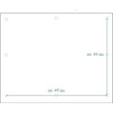 Kookplaten - Spatscherm - Glas - Hittebestendig - Onbreekbaar