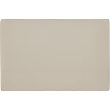 Zeller - Placemats - Creme - 45 x 30 cm - Slijtvast Imitatieleer