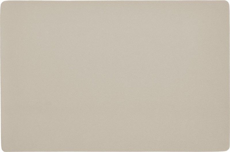 Zeller - Placemats - Creme - 45 x 30 cm - Slijtvast Imitatieleer