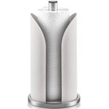 Zeller keukenrolhouder - rond - grijs - 15 x 31 cm - Keukenpapier houder