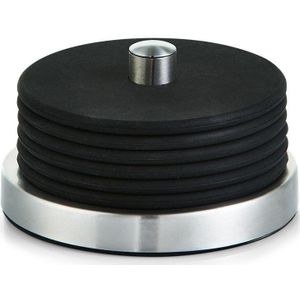Zeller Untersetzer schwarz, silber 10,0 cm 7-tlg.