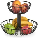 Zeller Present Etagere Obst-Etagere, Metall, (1-tlg), für Obst, 2-stufig