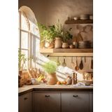 Zeller - Fruitschaal - Beige - Metaal