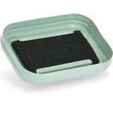 Zeller - Mini Prullenbakje GFT - Mintgroen - Metaal - 1,5 Liter