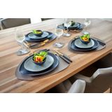 Zeller Present Platzset, (6-St), Kunstleder, abwischbar