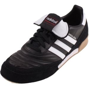 Adidas - Mundial Goal - Voetbalschoenen - Zwart/Wit - Kangoeroeleer