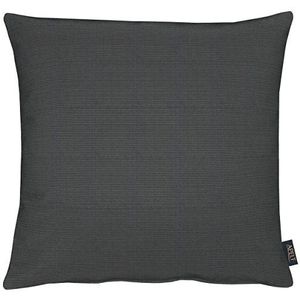 Apelt kussenhoes, polyester, antraciet, 49 x 49 cm