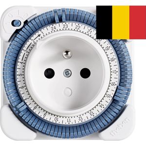 Theben - Timer 26 - Programmeerbaar Stopcontact - Binnenshuis - 24 Uurs - 15 Minuten Intervallen