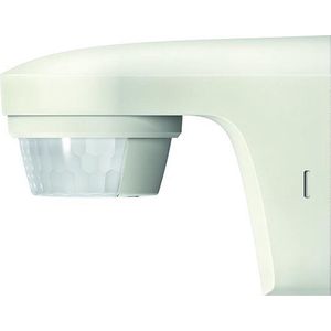 Theben 1010505 theLuxa S180 WH bewegingsmelder met 180° detectiehoek voor buiten, bewegingssensor, buitenverlichting, beschermingsgraad IP 55, wit