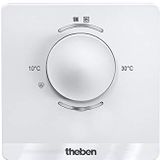 Theben - 4800480 - LUXORliving R718 - Ruimtetemperatuurregelaar voor Smart Home-Systeem LUXORliving - Instelbereik 5 - 30°C - Mogelijke toepassingen: Verwarming via radiator of vloerverwarming, verwarming en koeling, bijv. radiator en koelplafond