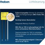 Theben - DIMAX 540 plus B - Inbouwdimmer - Compatibel met Dimbare LED's - Compact Ontwerp