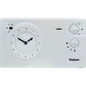 THEBEN Uhrenthermostat analog 230V 6A ws 1,2K Tag Woche 10-30°C RAMSES722