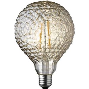 WOFI Filamentlampen, glas, E27, 4 W, transparant, 12,5 x 12,5 x 17,5 cm