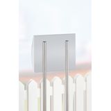 BURG-WÄCHTER Brievenbus Standaar - Bestaande Uit 2 Buize - 150 cm Lan - Roestvrij Staa